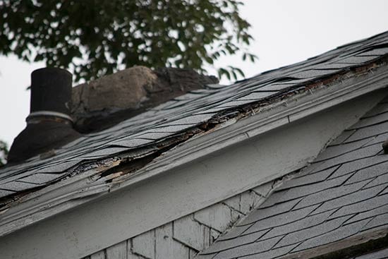 Damaged Roof - New Jersey Siding & Windows, Inc. 